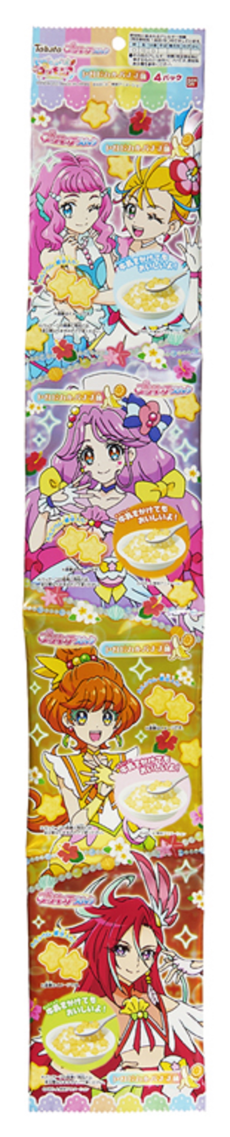 東ハト　プリキュアスナック トロピカルバナナ味